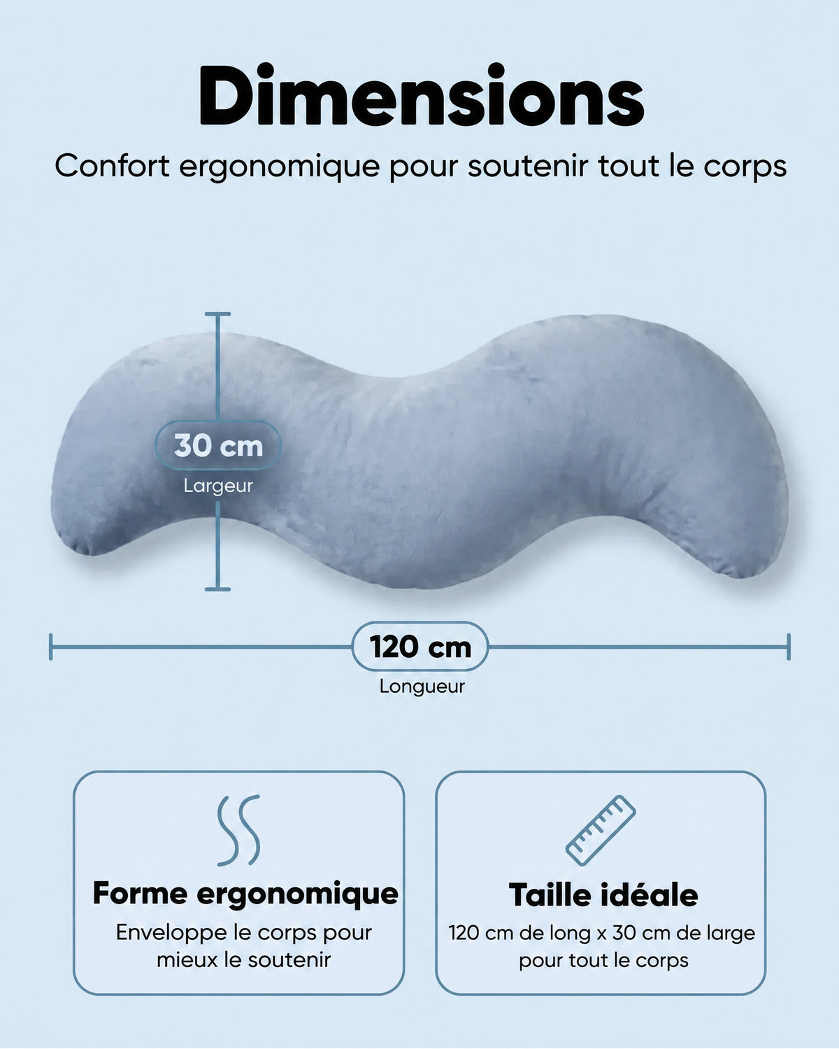 Coussin de corps Câlin