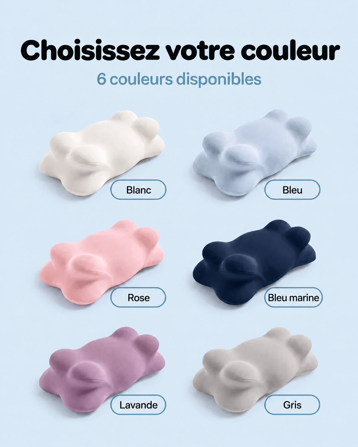Oreiller ergonomique Nuage