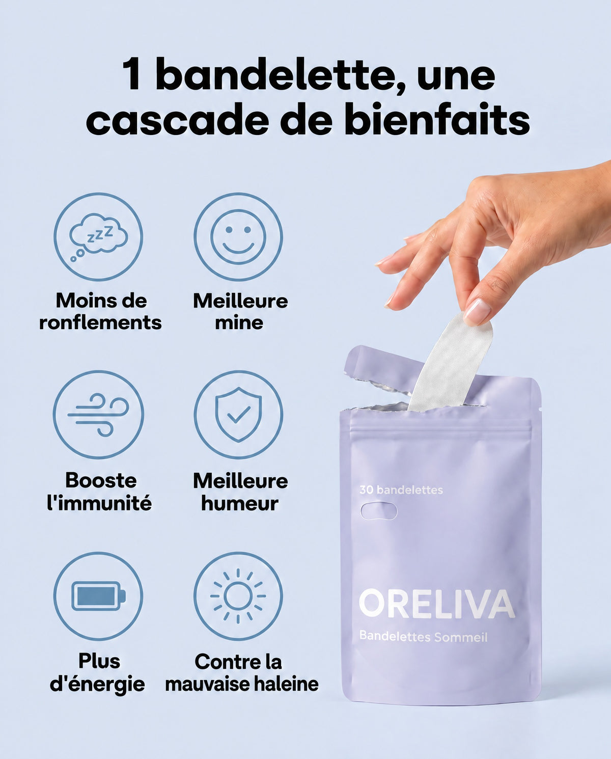 Bandelettes Sommeil Oreliva